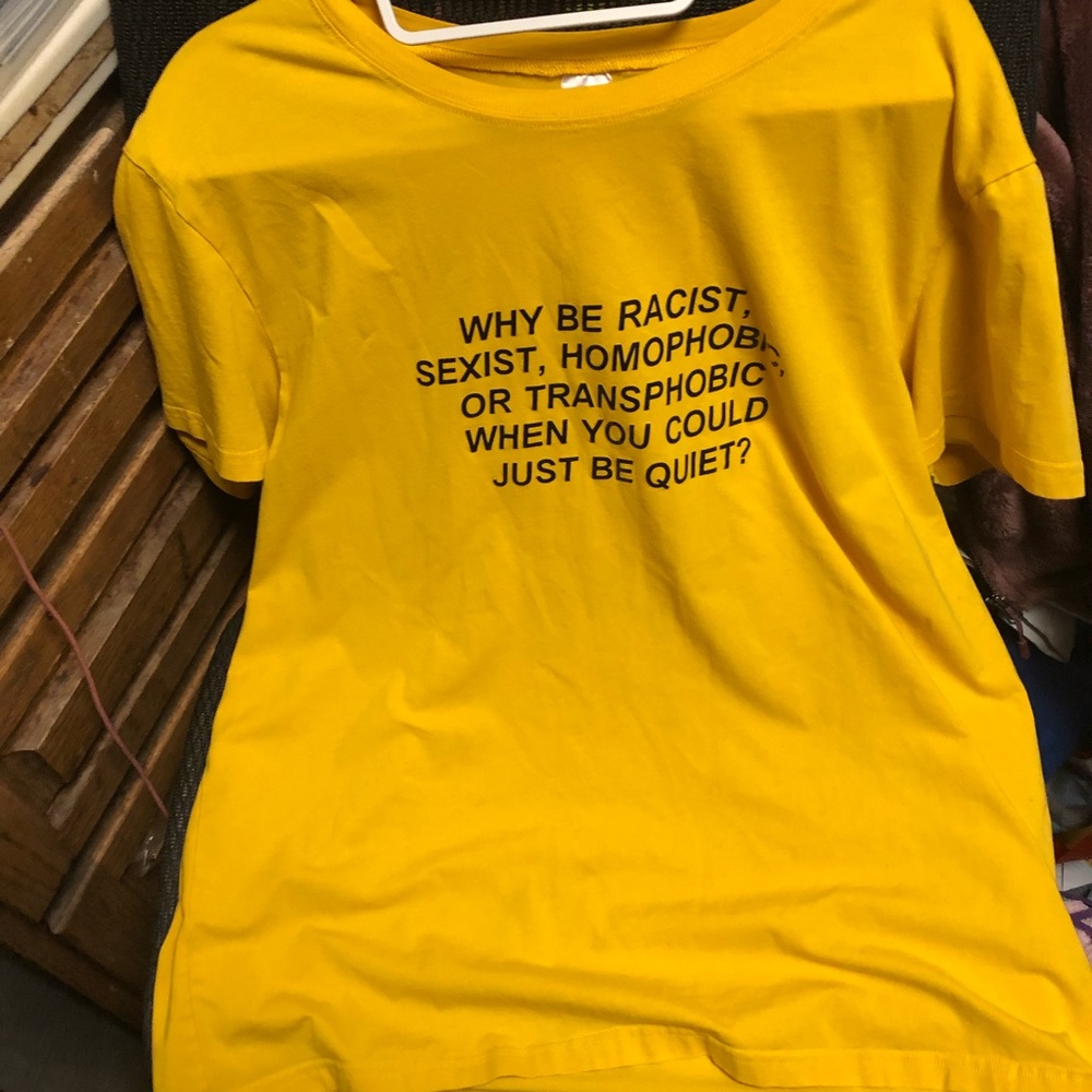 Y Anti-Hate Tee-  502 *tee deal $15 or $12 w/offer